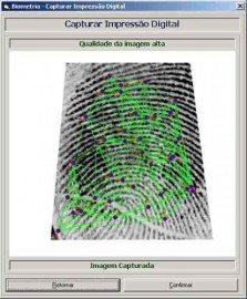 Código fonte em Visual Basic 6 do sistema Impressão Digital biometria